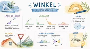 Vorschau - Arbeitsblätter - Arbeitsblätter zum Thema "Winkel" + Lösung & MP3 + Infografik - Seite 3