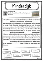 Vorschau - Unterrichtsreihen - Kinderdijk Lückentext mit Wortspeicher Hörverstehen und Suchsel - Seite 1