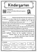 Vorschau - Unterrichtsreihen - Kindergarten Lückentext mit Wortspeicher Hörverstehen und Suchsel - Seite 1