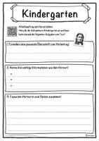 Vorschau - Unterrichtsreihen - Kindergarten Lückentext mit Wortspeicher Hörverstehen und Suchsel - Seite 3