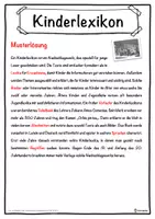Vorschau - Unterrichtsreihen - Kinderlexikon Lückentext mit Wortspeicher Hörverstehen und Suchsel - Seite 2