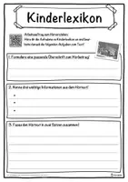 Vorschau - Unterrichtsreihen - Kinderlexikon Lückentext mit Wortspeicher Hörverstehen und Suchsel - Seite 3