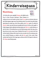 Vorschau - Unterrichtsreihen - Kinderreisepass Lückentext mit Wortspeicher Hörverstehen und Suchsel - Seite 2