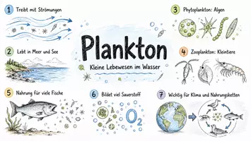 Vorschau - Arbeitsblätter - Lernposter + Arbeitsblätter zum Thema "Plankton" + Lösung & MP3 + Mindmap + Infografik - Seite 2