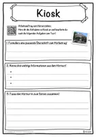 Vorschau - Unterrichtsreihen - Kiosk Lückentext mit Wortspeicher Hörverstehen und Suchsel - Seite 3