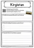Vorschau - Unterrichtsreihen - Kirgistan Lückentext mit Wortspeicher Hörverstehen und Suchsel - Seite 3