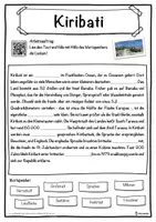 Vorschau - Unterrichtsreihen - Kiribati Lückentext mit Wortspeicher Hörverstehen und Suchsel - Seite 1
