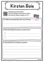 Vorschau - Unterrichtsreihen - Kirsten Boie Lückentext mit Wortspeicher Hörverstehen und Suchsel - Seite 3