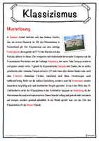 Vorschau - Unterrichtsreihen - Klassizismus Lückentext mit Wortspeicher Hörverstehen und Suchsel - Seite 2