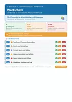 Vorschau - Arbeitsblätter - Englisch 5 Gymnasium - Wortschatz - Deckblatt