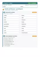 Vorschau - Arbeitsblätter - Englisch 5 Gymnasium - Wortschatz - Seite 1