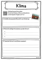 Vorschau - Unterrichtsreihen - Klima Lückentext mit Wortspeicher Hörverstehen und Suchsel - Seite 3