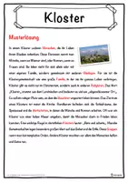 Vorschau - Unterrichtsreihen - Kloster Lückentext mit Wortspeicher Hörverstehen und Suchsel - Seite 2