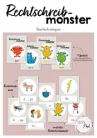 Vorschau - Spiele - Rechtschreibspiel - Rechtschreibmonster - Deckblatt