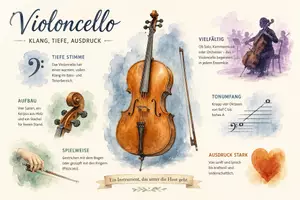 Vorschau - Arbeitsblätter - Arbeitsblatt "Violoncello" + Onlineübung & MP3 + Infografik - Seite 2