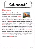 Vorschau - Unterrichtsreihen - Kohlenstoff Lückentext mit Wortspeicher Hörverstehen und Suchsel - Seite 2