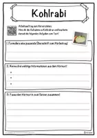 Vorschau - Unterrichtsreihen - Kohlrabi Lückentext mit Wortspeicher Hörverstehen und Suchsel - Seite 3