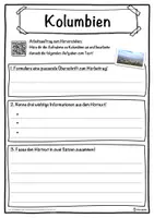 Vorschau - Unterrichtsreihen - Kolumbien Lückentext mit Wortspeicher Hörverstehen und Suchsel - Seite 3