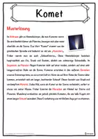 Vorschau - Unterrichtsreihen - Komet Lückentext mit Wortspeicher Hörverstehen und Suchsel - Seite 2
