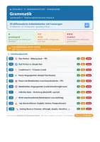 Vorschau - Arbeitsblätter - Englisch 8 Gymnasium - Grammatik - Deckblatt