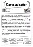 Vorschau - Unterrichtsreihen - Kommunikation Lückentext mit Wortspeicher Hörverstehen und Suchsel - Seite 1