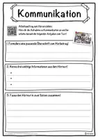 Vorschau - Unterrichtsreihen - Kommunikation Lückentext mit Wortspeicher Hörverstehen und Suchsel - Seite 3