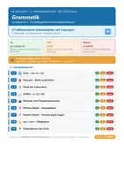 Vorschau - Arbeitsblätter - Englisch 5 Mittelschule - Grammatik - Deckblatt