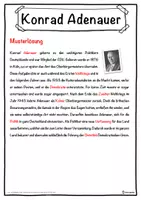 Vorschau - Unterrichtsreihen - Konrad Adenauer Lückentext mit Wortspeicher Hörverstehen und Suchsel - Seite 2