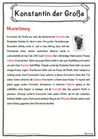 Vorschau - Unterrichtsreihen - Konstantin der Große Lückentext mit Wortspeicher Hörverstehen und Suchsel - Seite 2