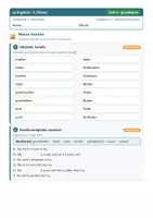 Vorschau - Arbeitsblätter - Englisch 5 Mittelschule - Wortschatz - Seite 1