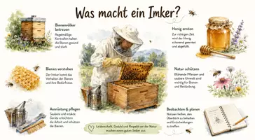Vorschau - Arbeitsblätter - Arbeitsblätter zum Thema "Was macht ein Imker?" + Lösung & MP3 + Infografik - Seite 3