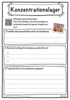 Vorschau - Unterrichtsreihen - Konzentrationslager Lückentext mit Wortspeicher Hörverstehen und Suchsel - Seite 3