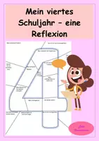 Vorschau - Stundenentwürfe - Materialpaket Schuljahresende - Schuljahresrückblick - Reflexion - Seite 1