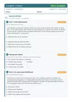 Vorschau - Arbeitsblätter - Englisch 6 Mittelschule - Textkompetenz - Deckblatt