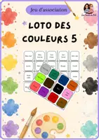 Aperçu - Jeux - Loto des couleurs 5 - Page de couverture