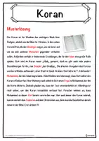Vorschau - Unterrichtsreihen - Koran Lückentext mit Wortspeicher Hörverstehen und Suchsel - Seite 2