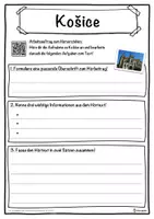 Vorschau - Unterrichtsreihen - Košice Lückentext mit Wortspeicher Hörverstehen und Suchsel - Seite 3