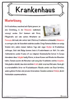 Vorschau - Unterrichtsreihen - Krankenhaus Lückentext mit Wortspeicher Hörverstehen und Suchsel - Seite 2