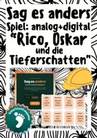 Vorschau - Spiele - Spiel (analog + digital): Sag es anders - Rico, Oskar und die Tieferschatten - Deckblatt