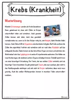Vorschau - Unterrichtsreihen - Krebs (Krankheit) Lückentext mit Wortspeicher Hörverstehen und Suchsel - Seite 2