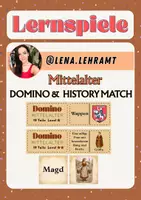 Vorschau - Spiele - Mittelalter: Domino & Word Match (3 Spiele) - Deckblatt