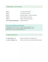 Vorschau - Merkblätter - Differenzialrechnung – Formelsammlung | Ableitungsregeln, Extremstellen, Wendestellen | AHS 7. Klasse - Seite 2