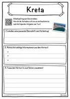 Vorschau - Unterrichtsreihen - Kreta Lückentext mit Wortspeicher Hörverstehen und Suchsel - Seite 3