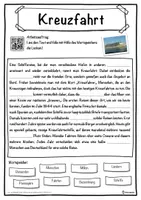 Vorschau - Unterrichtsreihen - Kreuzfahrt Lückentext mit Wortspeicher Hörverstehen und Suchsel - Seite 1