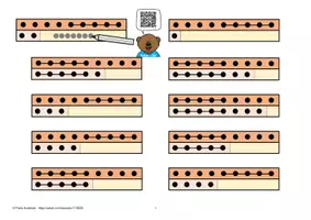 Vorschau - Stationenlernen - Addition bis 9, mit proportionalen Zahlzerlegungen rechnen - Seite 1