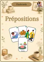 Aperçu - Apprentissages en autonomie - Flashcards : prépositions adultes - Page de couverture