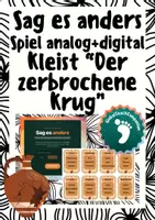 Vorschau - Spiele - Spiel (analog+digital): Sag es anders - Kleist - Der zerbrochene Krug - Deckblatt