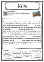 Vorschau - Unterrichtsreihen - Krim Lückentext mit Wortspeicher Hörverstehen und Suchsel - Seite 1