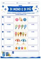 anteprima - Esercizi - Di meno di più classe prima - Pagina 1