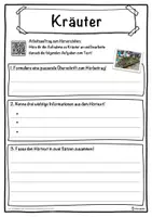 Vorschau - Unterrichtsreihen - Kräuter Lückentext mit Wortspeicher Hörverstehen und Suchsel - Seite 3
